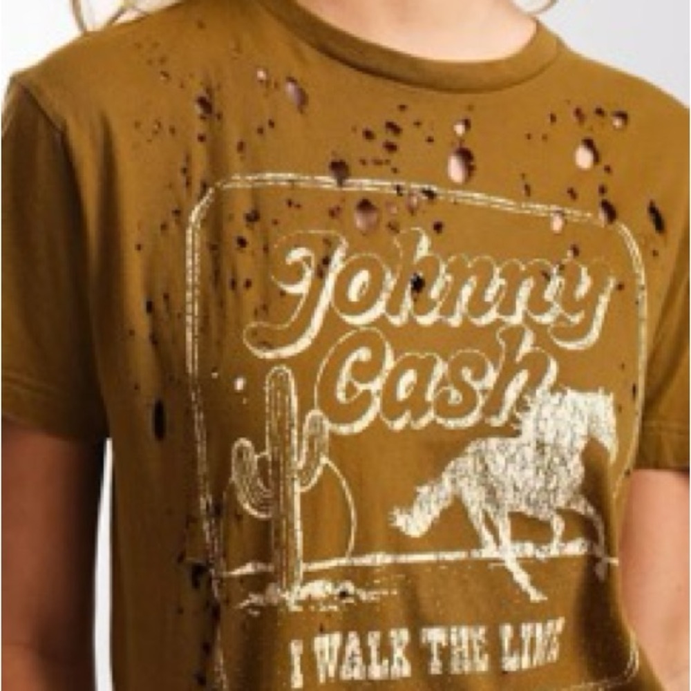 Johnny Cash Western Tee - Picture 3 of 5